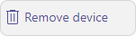 'Remove device' button showing recycle bin